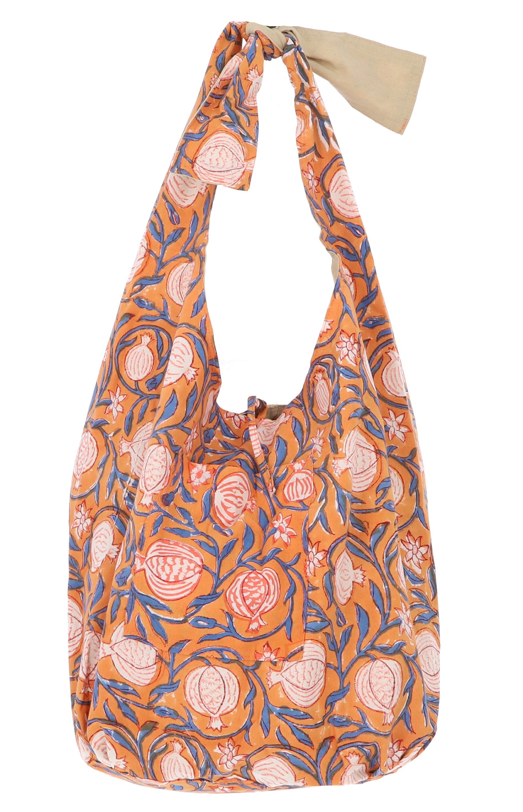 Guru-Shop Schultertasche Boho Umhängetasche, Blockdruck Schultertasche,..