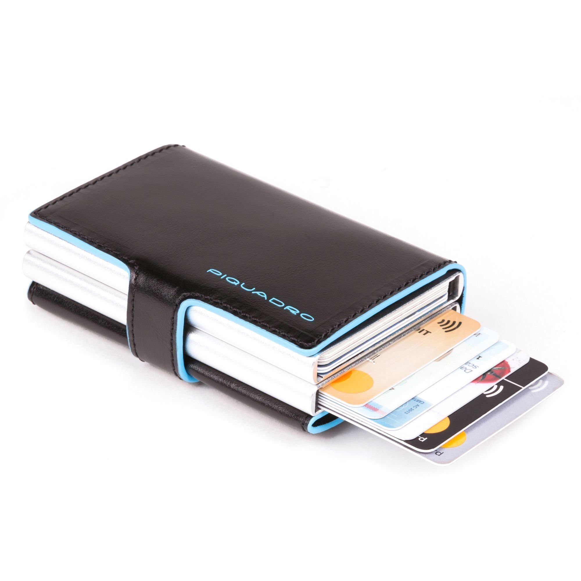 Etui schwarz Leder Blue Square, Piquadro