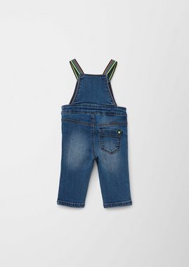 s.Oliver Latzhose Latzhose im Denim-Look Tape, Waschung