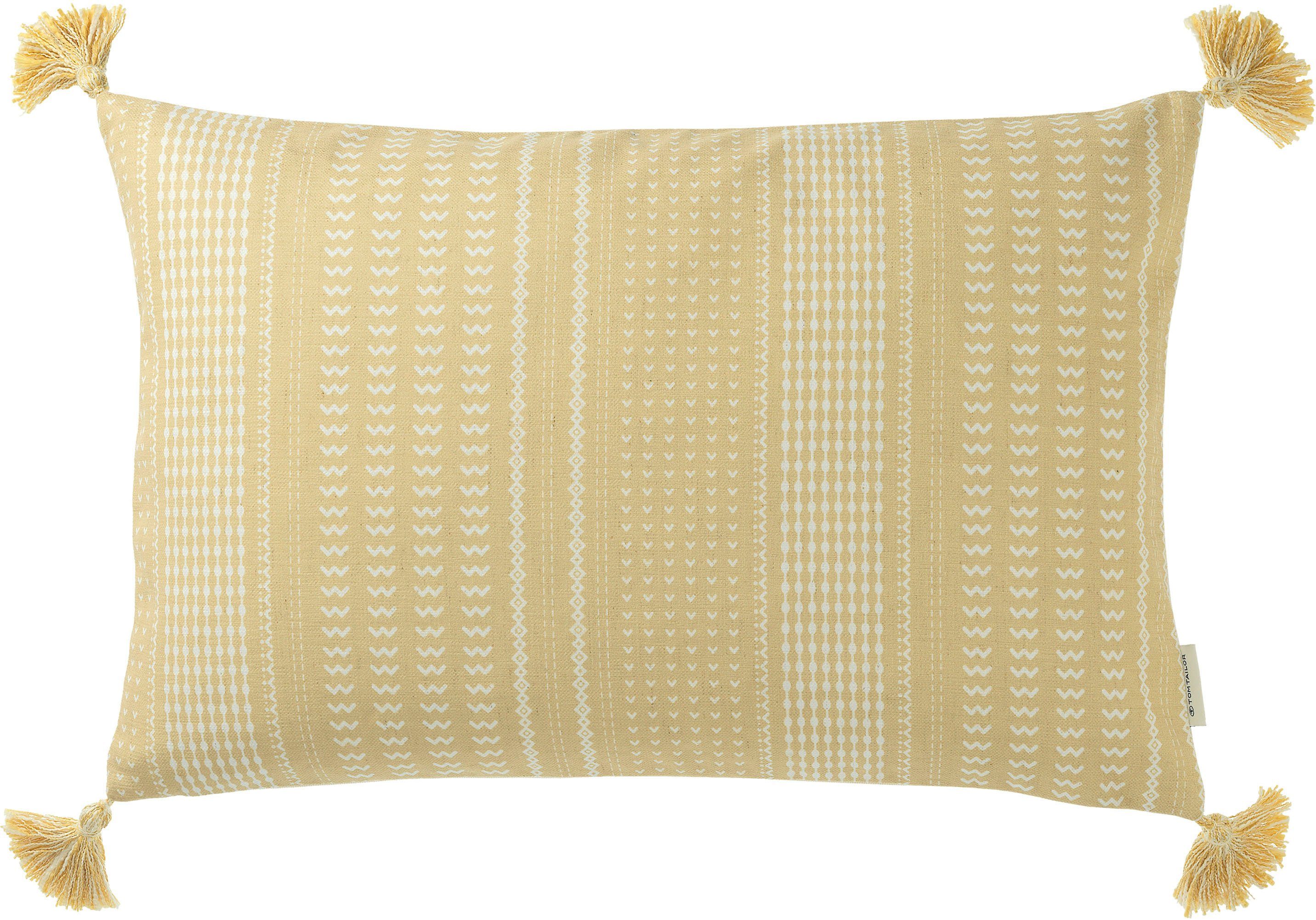 TOM TAILOR HOME Kissenbezüge Minimal Ethno, (1 Stück), im modernen Boho-Style