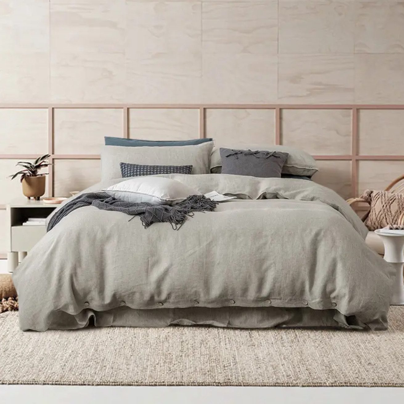 Interior by Hakito Kissenbezug 100% reine Leinen 180g/m² GOTS BIO zertifizi günstig online kaufen