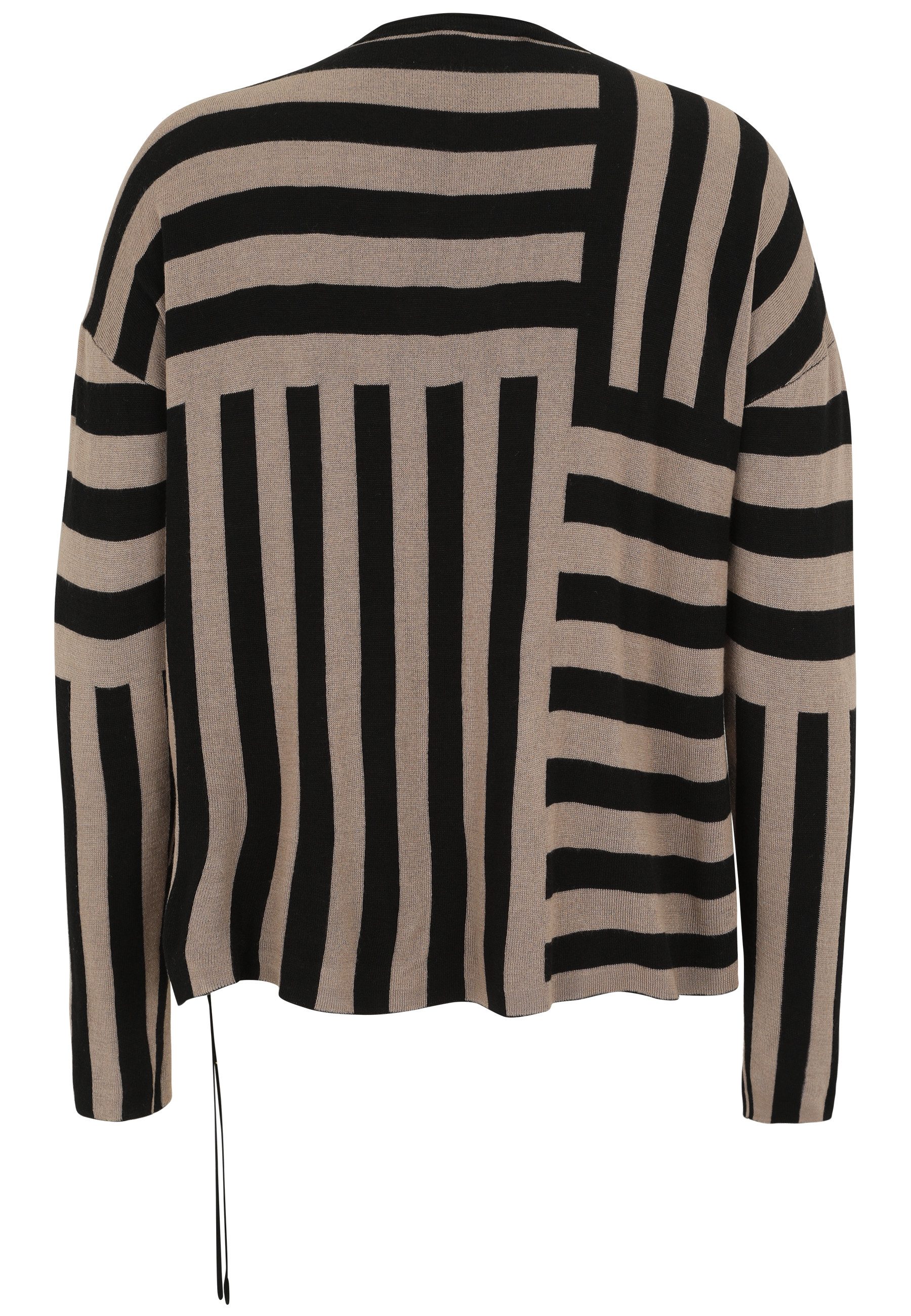 Doris Streich Strickpullover mit Patch aus günstig online kaufen