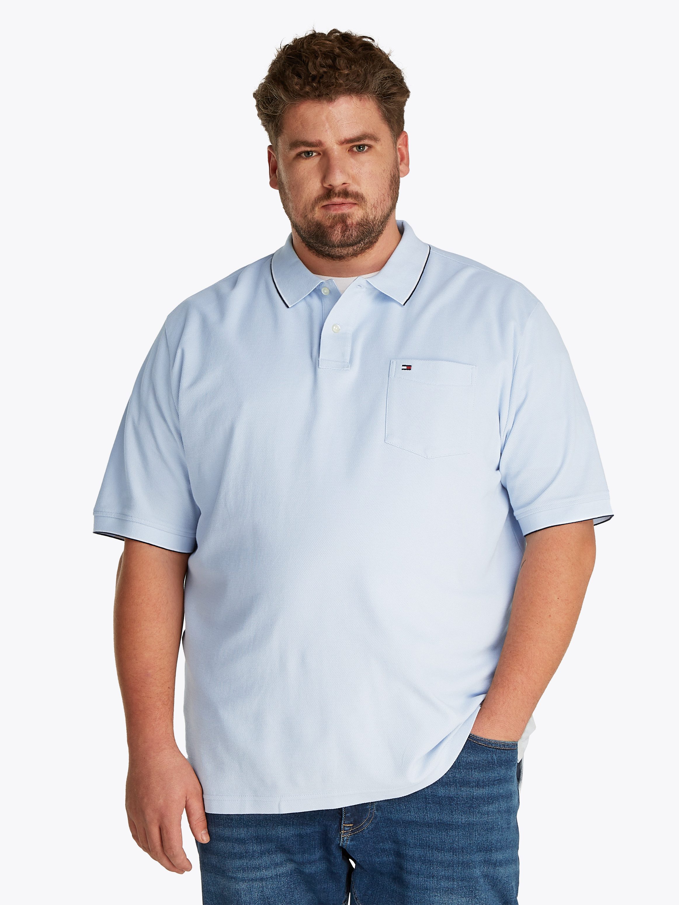 Tommy Hilfiger Big Tall Poloshirt BT POCKET CLASSIC FIT POLO B GroBe GroBen