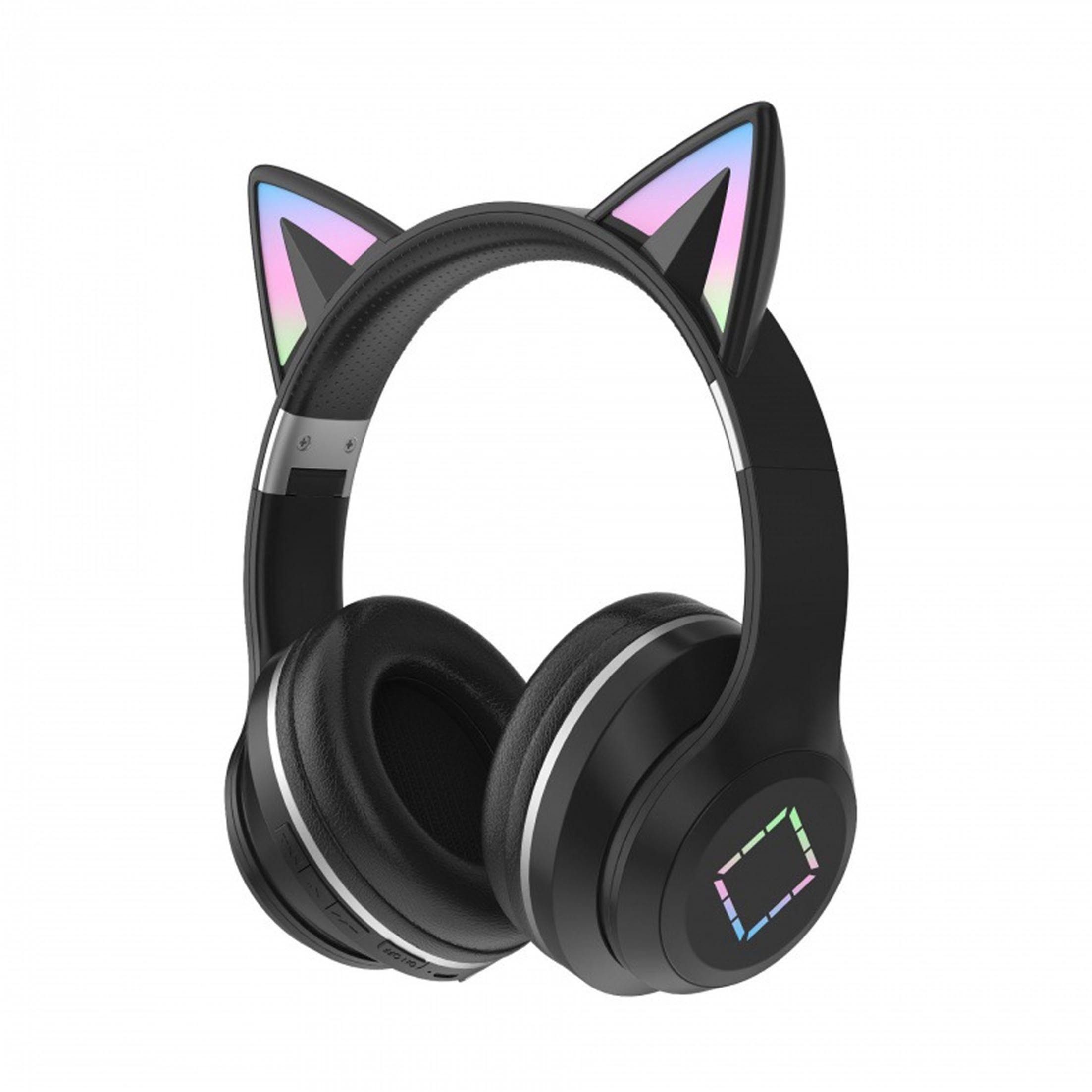 KINSI Bluetooth-Headset, wettbewerbsfähiges Gaming-Headset mit LED-Leuchten Kinder-Kopfhörer (Over-Ear, Noise-Cancelling) von KINSI
