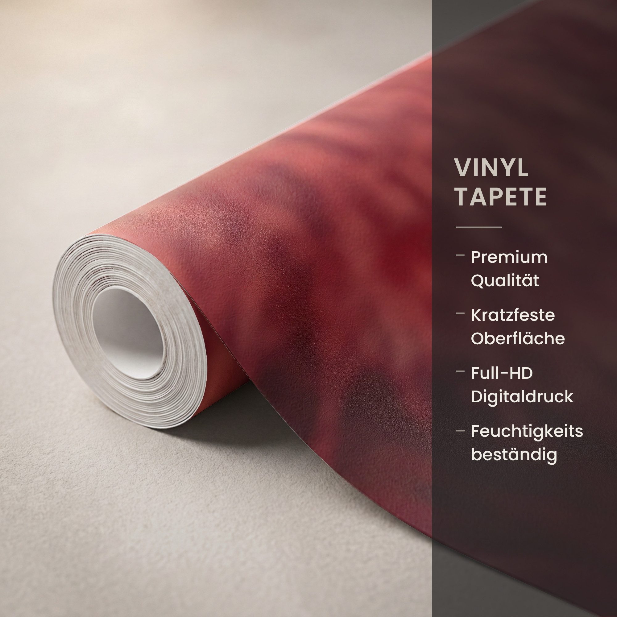 OnlyWow Fototapete Rolle - Pelzmantel - Gold, Matt, bedruckt, Schlafzimmer, Modern, Wandtapete, Vinyl Tapete 240x220cm