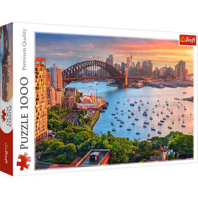 Trefl Puzzle Trefl 10743 Sydney, Australien 1000 Teile Puzzle, 1000 Puzzleteile, Made in Europe