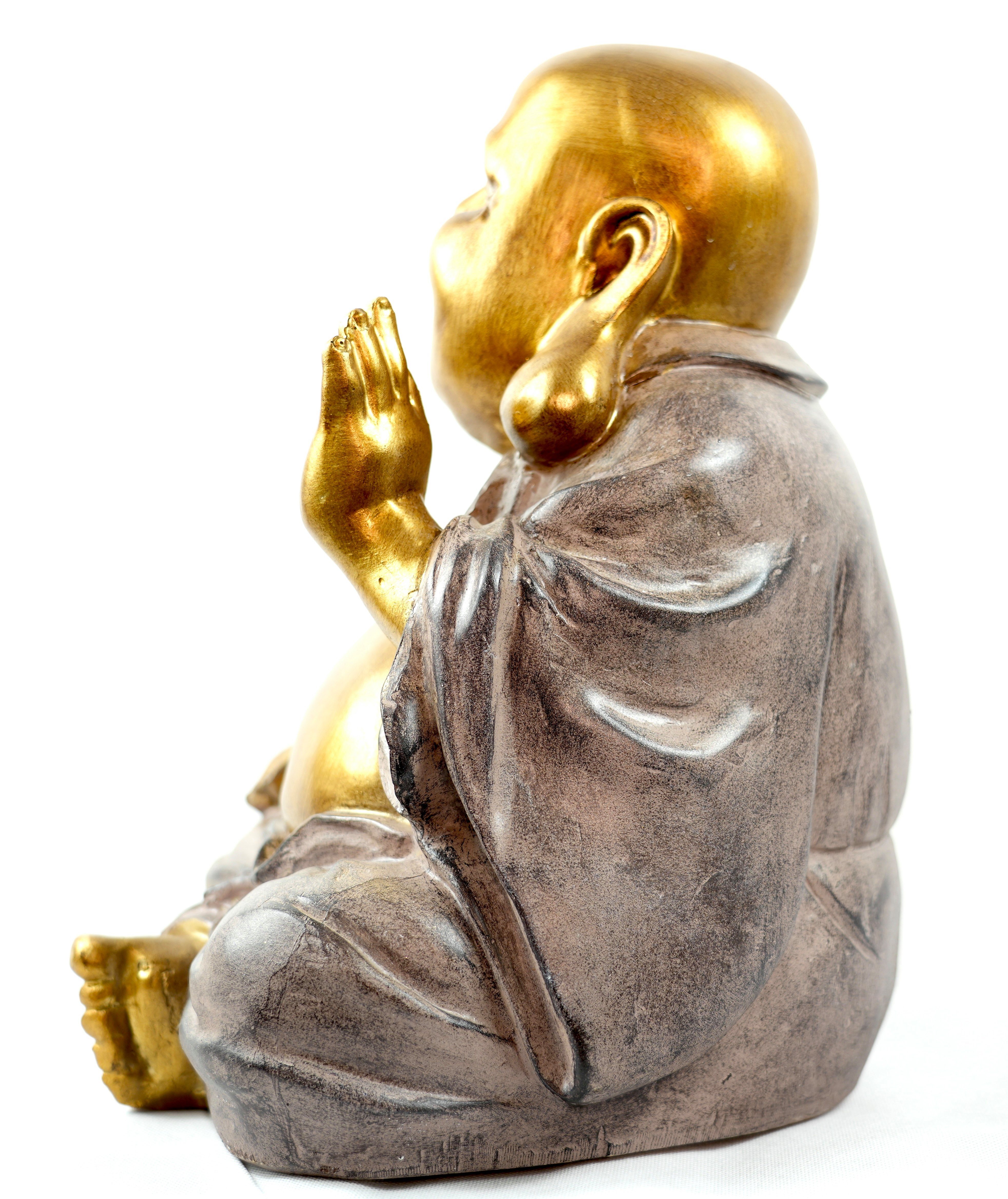 MF Buddhafigur XXL Lachende Buddha Figur mit dickem Bauch