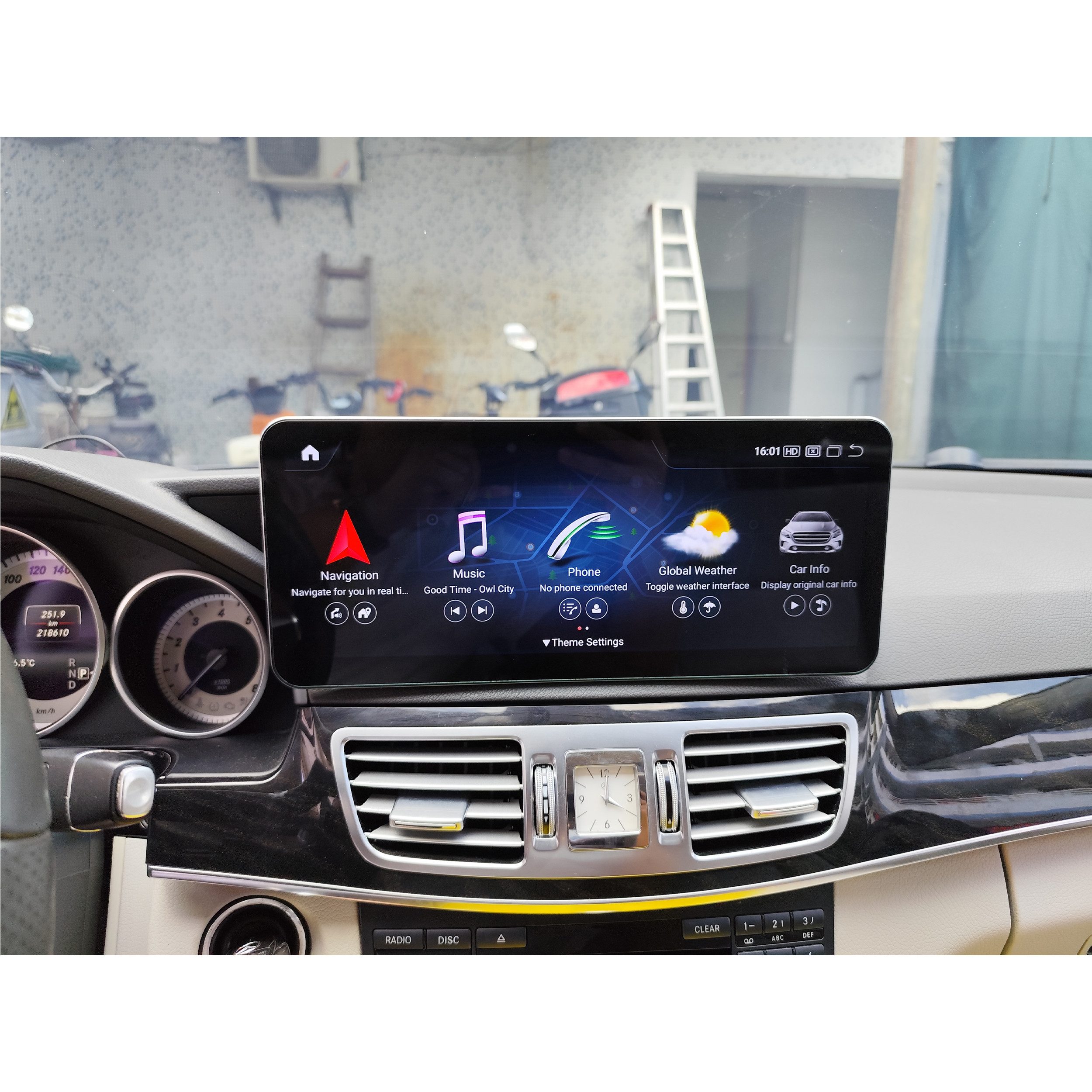 TAFFIO Für Mercedes Benz W212 NTG 5.x 12" Touch Android GPS 3D Navi Carplay Einbau-Navigationsgerät