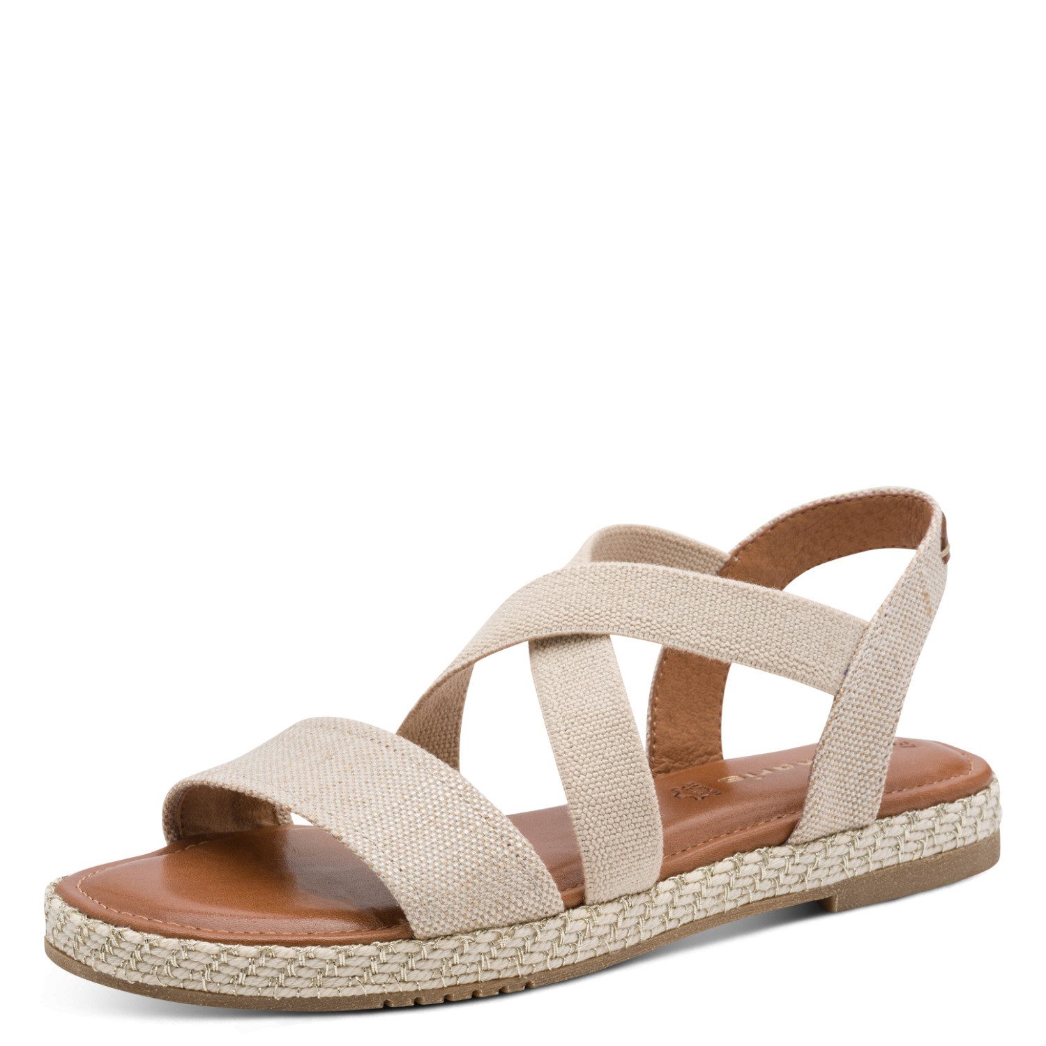 Tamaris Riemchensandale Sommerschuh, Sandalette mit bestickter Sohle