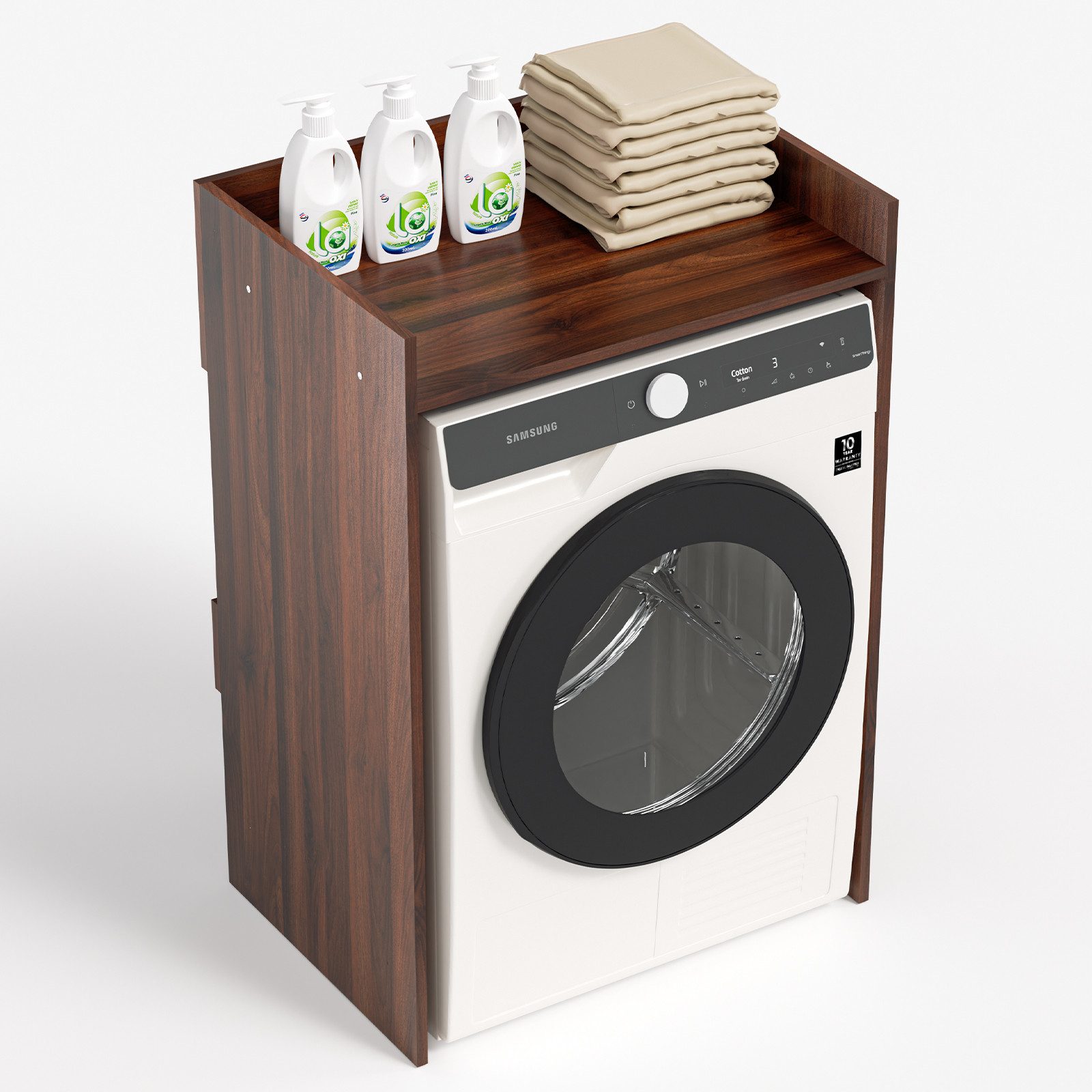 Clanmacy Waschmaschinenumbauschrank Waschmaschinenumbauschrank 97x66x48cm B günstig online kaufen