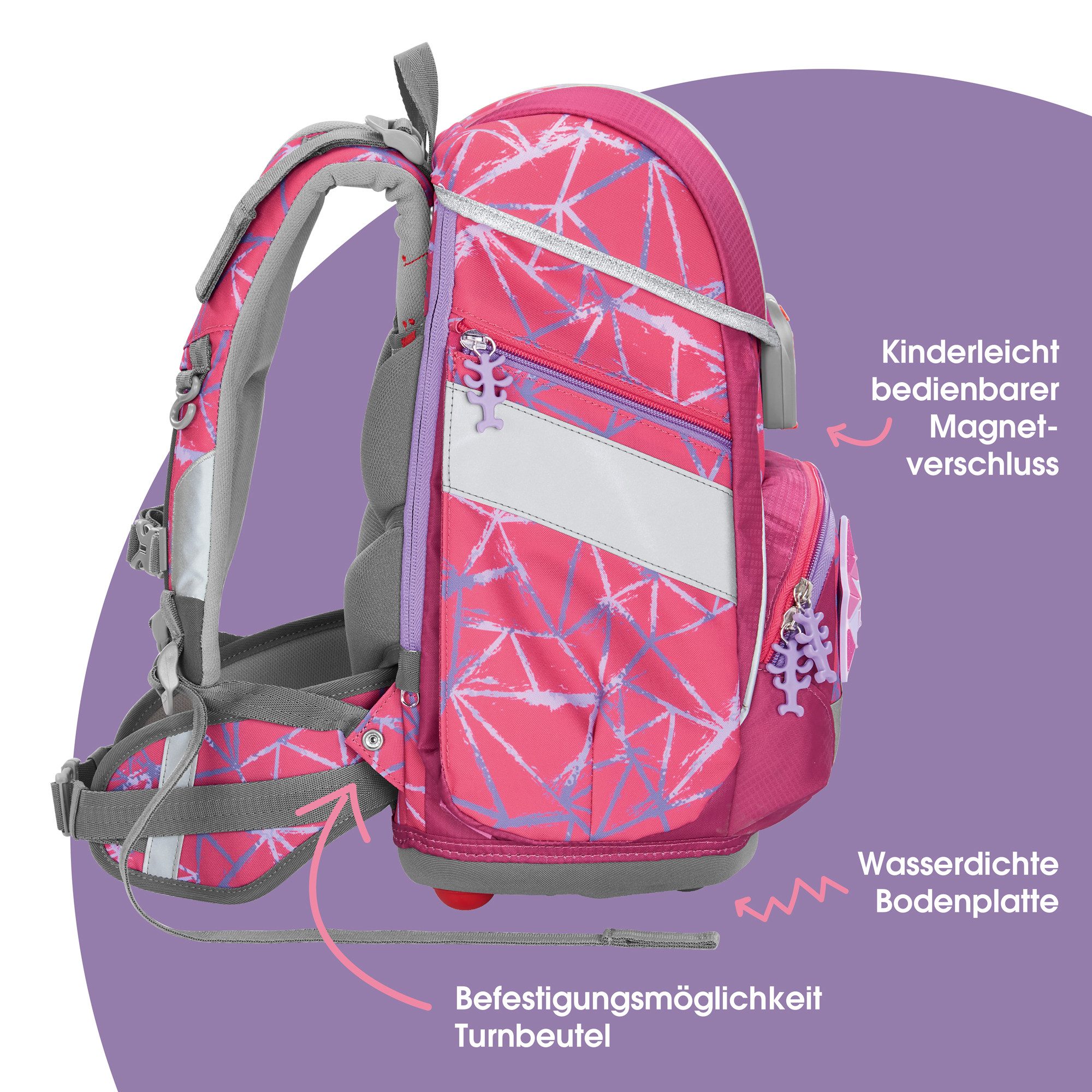 Step by Step Schulranzen 2IN1 PLUS „Star Stella“, 10-tlg.
