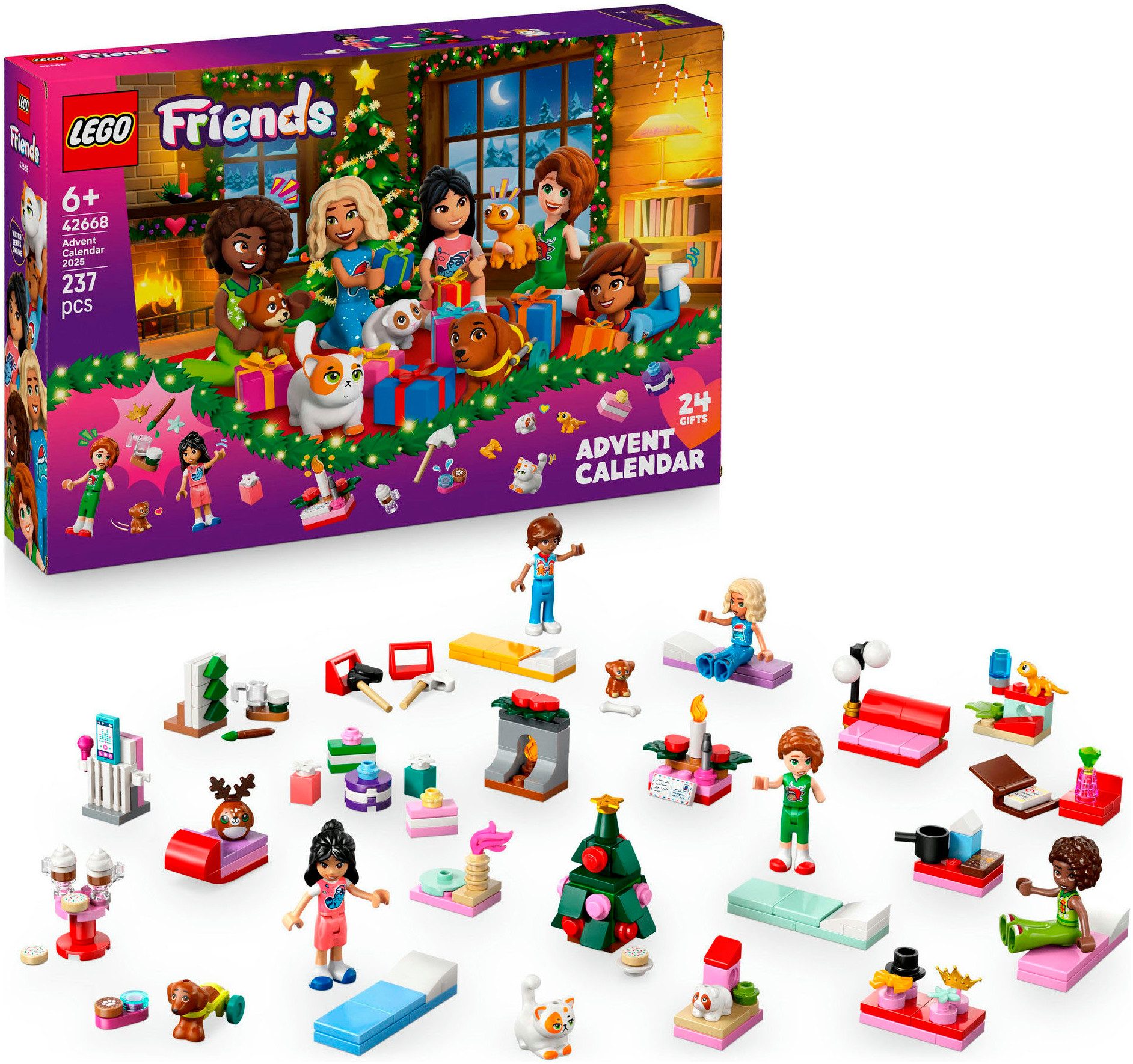 LEGO® Spielzeug-Adventskalender Spielbausteine, (42668), LEGO Friends günstig online kaufen