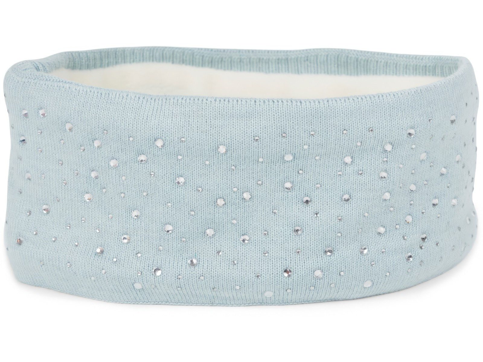 styleBREAKER Stirnband Feinstrick Stirnband mit Strass (1-St)
