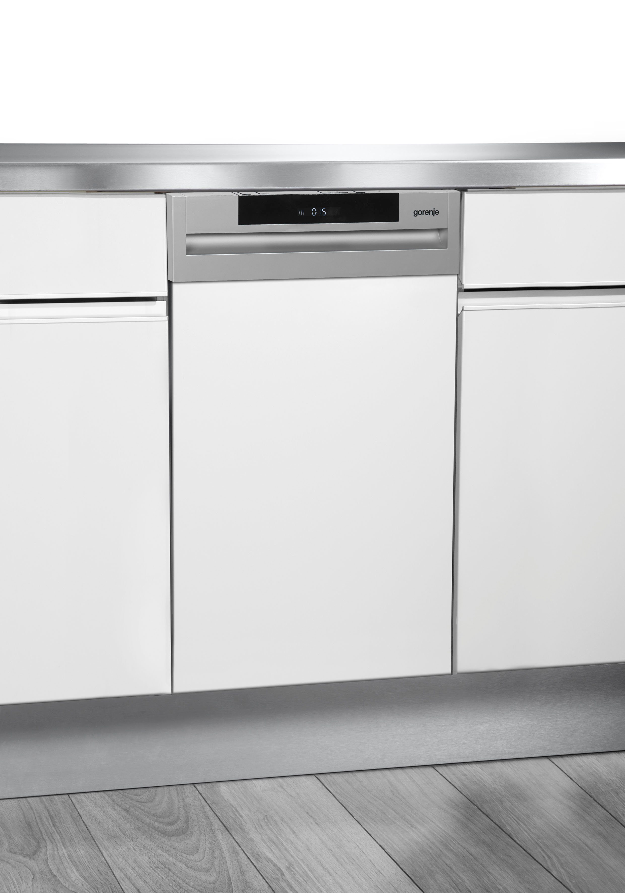 GORENJE teilintegrierbarer Geschirrspüler GI561D10S, 11 Maßgedecke