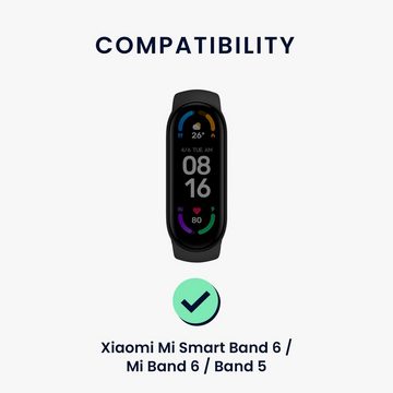 kwmobile Uhrenarmband 2x Sportarmband für Xiaomi Mi Smart Band 6 / Mi Band 6 / Band 5, Armband TPU Silikon Set Fitnesstracker