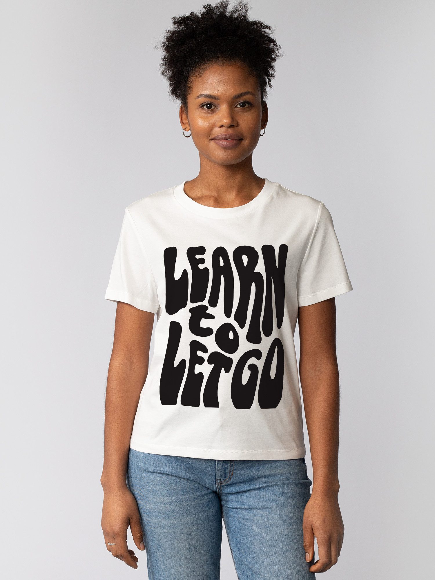 wat? Apparel T-Shirt Learn to let go