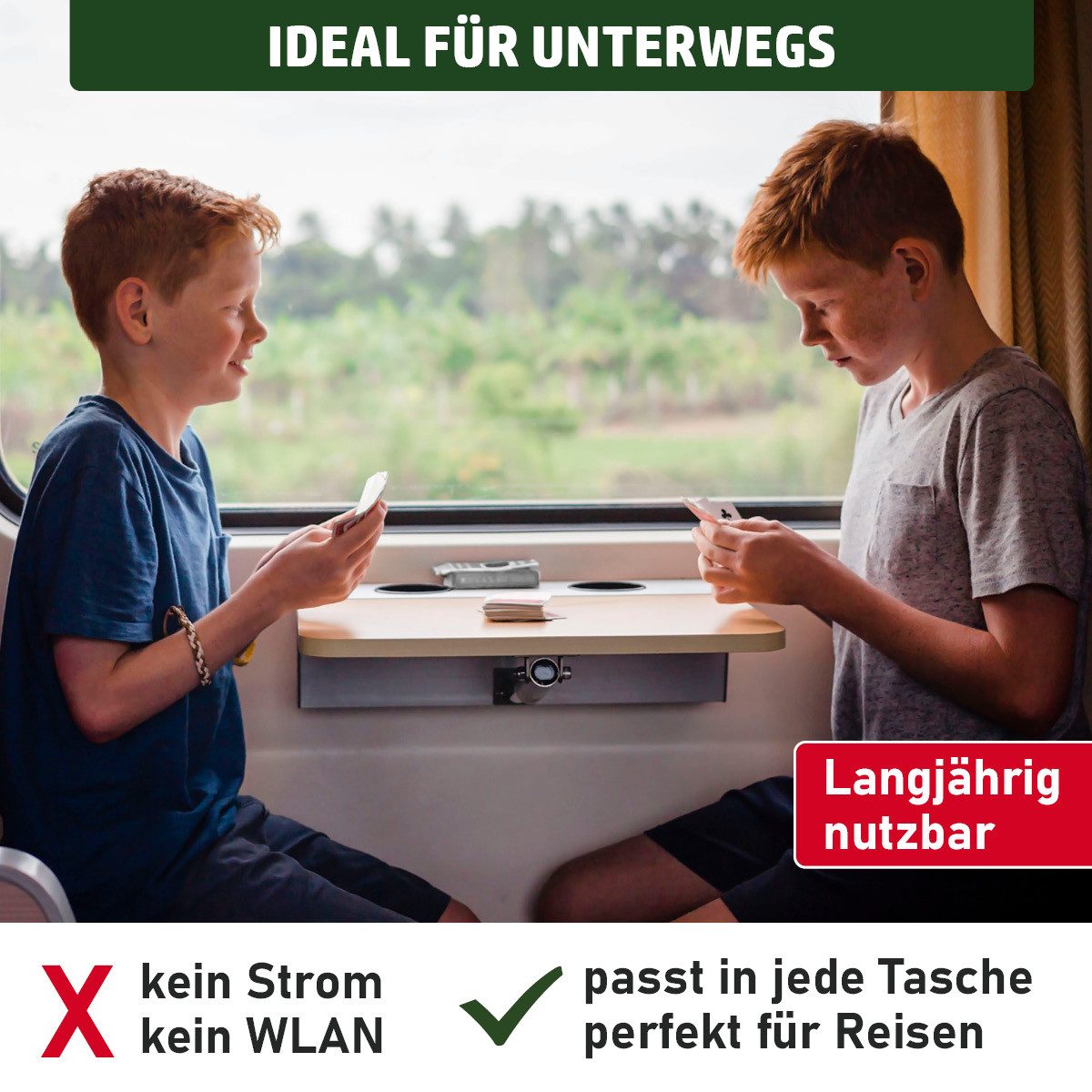BRAST Adventskalender Knobel & Mini-Spiele Duftkerzen Werkzeug-Set oder Garten-Utensilien (7 Varianten zur Auswahl, 24-tlg), Mini Spiele im Taschenformat - Idea – Bild 4 von 5