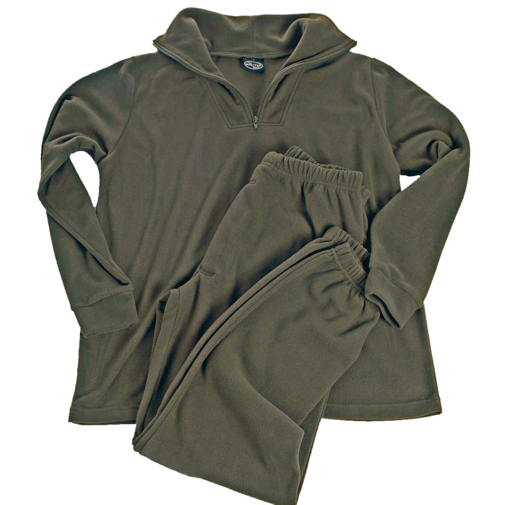 Mil-Tec Thermounterhemd Bundeswehr Thermo Unterwäsche Fleece mit Reißversch günstig online kaufen