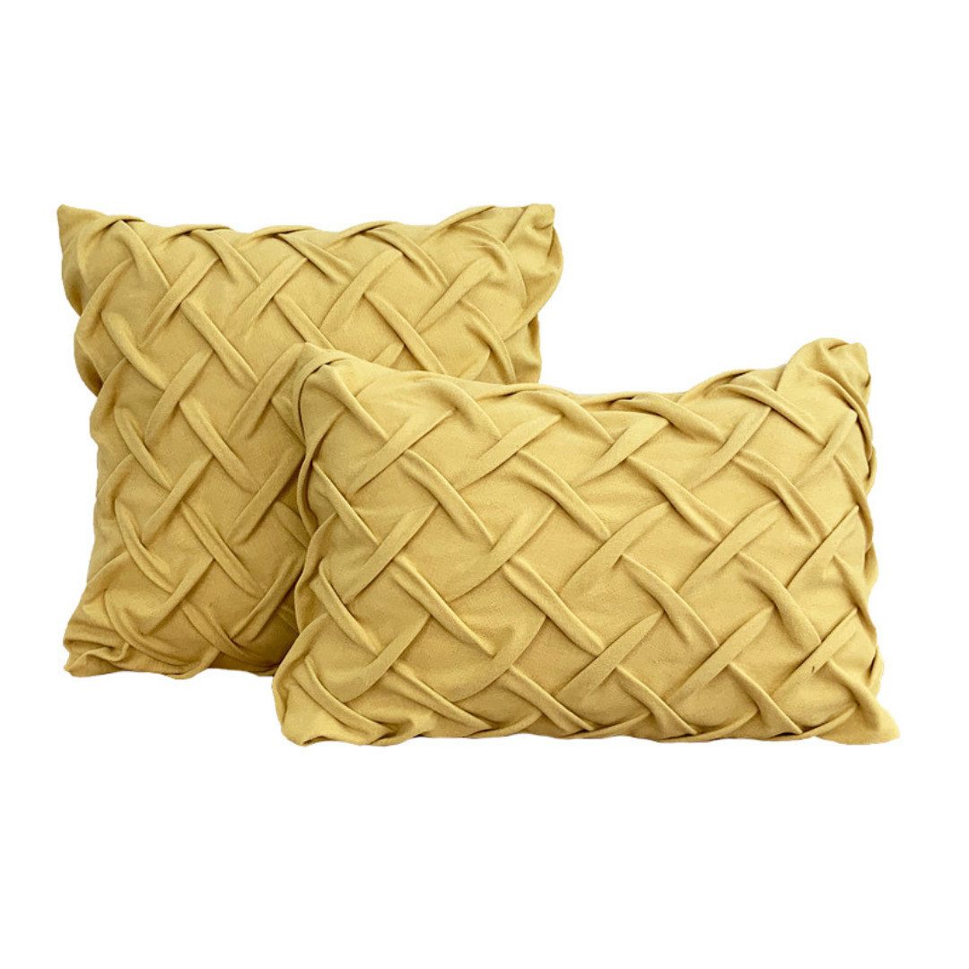 Interior by Hakito Dekokissen Design Kissenbezug inklusive Füllkissen Knote günstig online kaufen