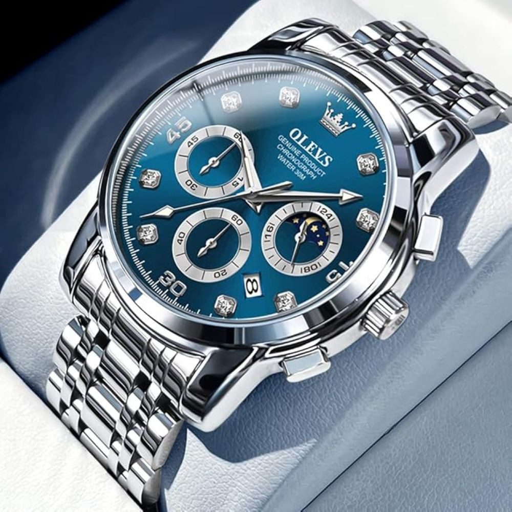 OLEVS Quarzuhr OLEVS Herrenarmbanduhr mit luxuriösem günstig online kaufen