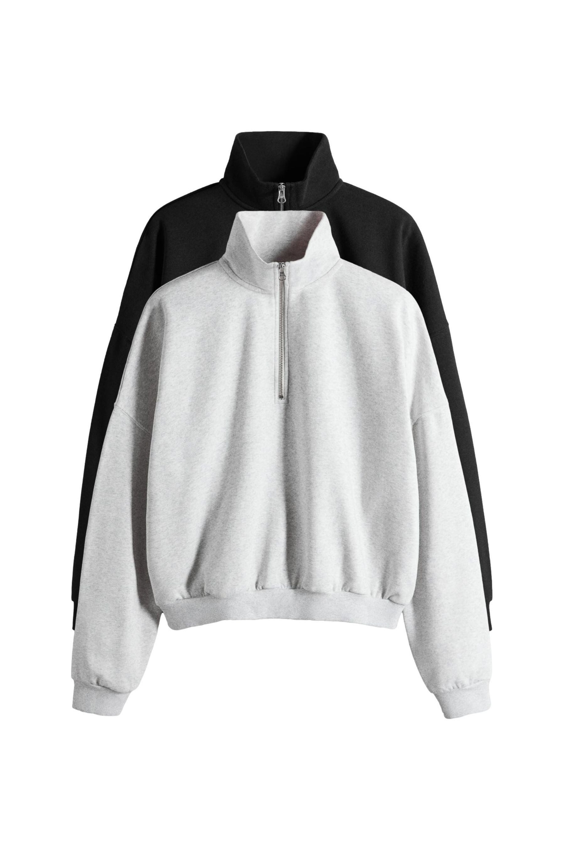 Sweater The Set Sweatshirts mit 1/4-RV, 2er-Pack