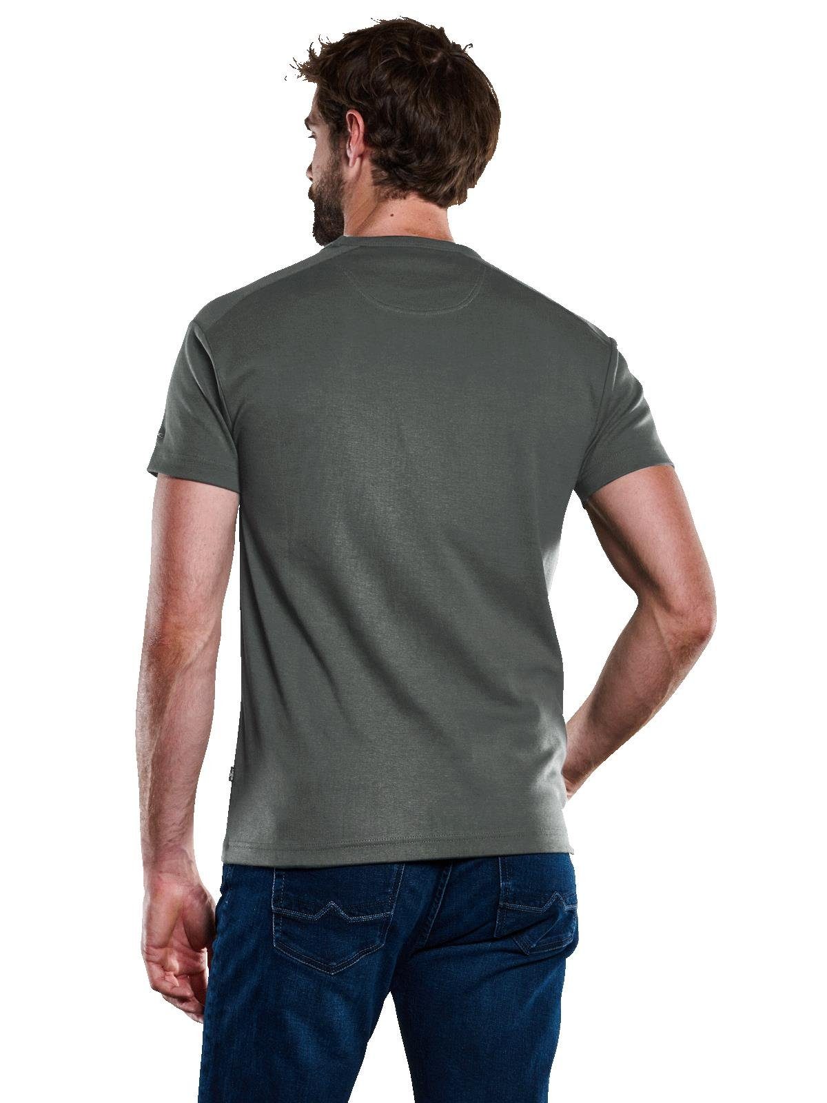 Engbers T-Shirt Herren Basic-Shirt "My Favorite" organic, Dunkelgrau günstig online kaufen