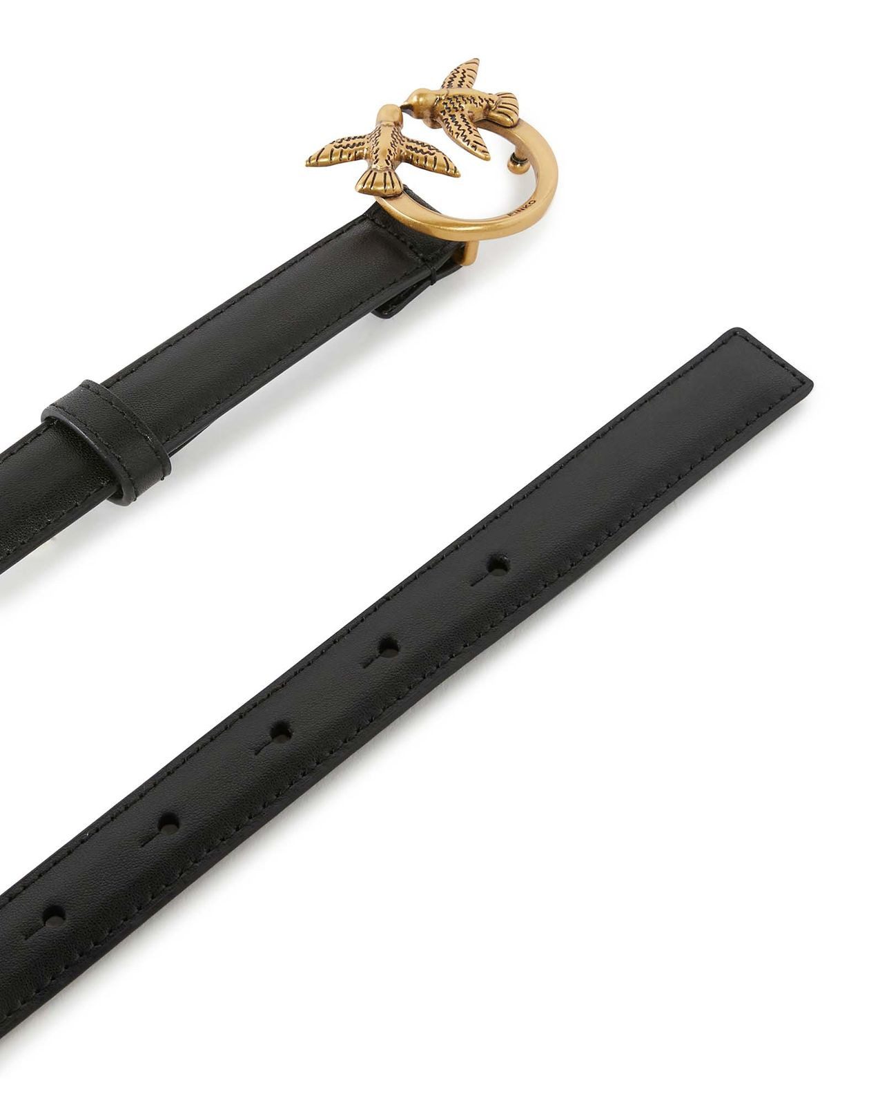 PINKO Ledergürtel H2 Belt aus echtem Rindsleder günstig online kaufen