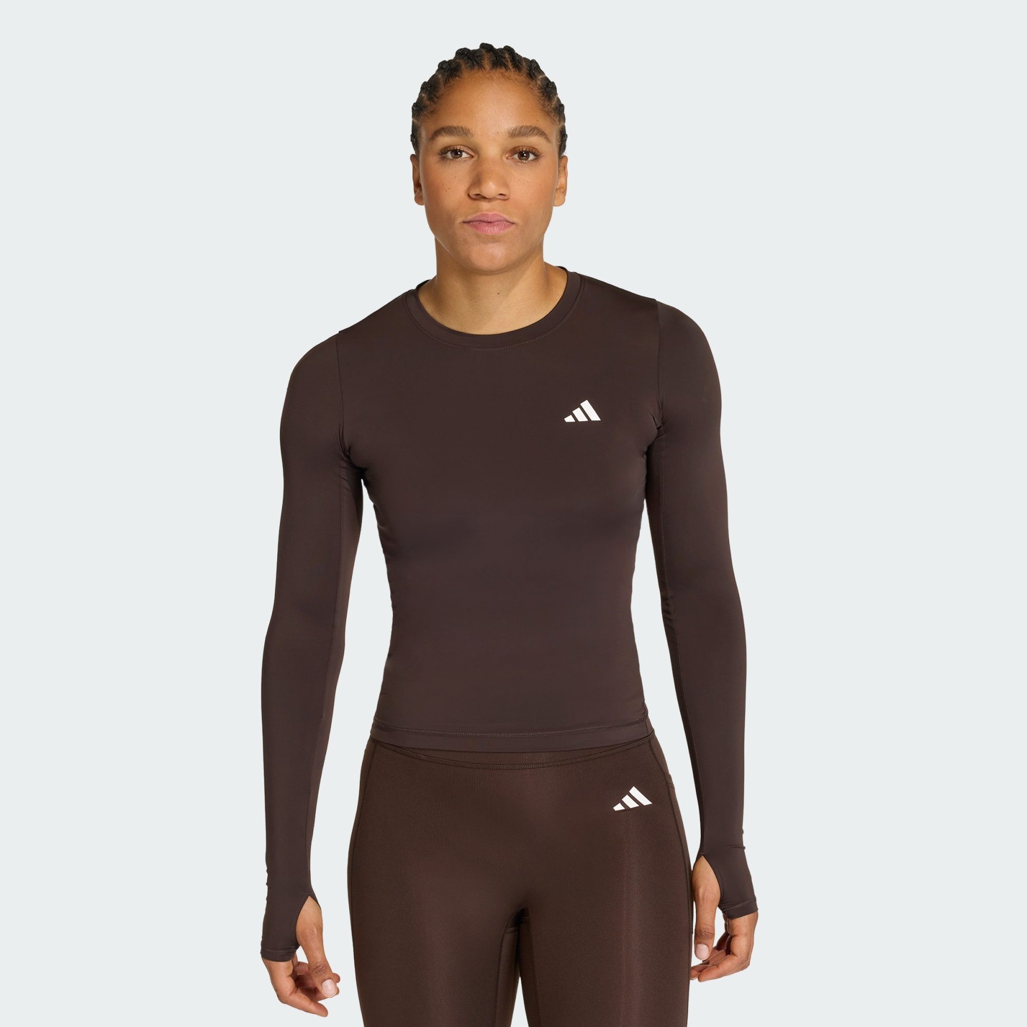 adidas Performance Longsleeve POWER ESSENTIALS WORKOUT CONTOUR LONGSLEEVE