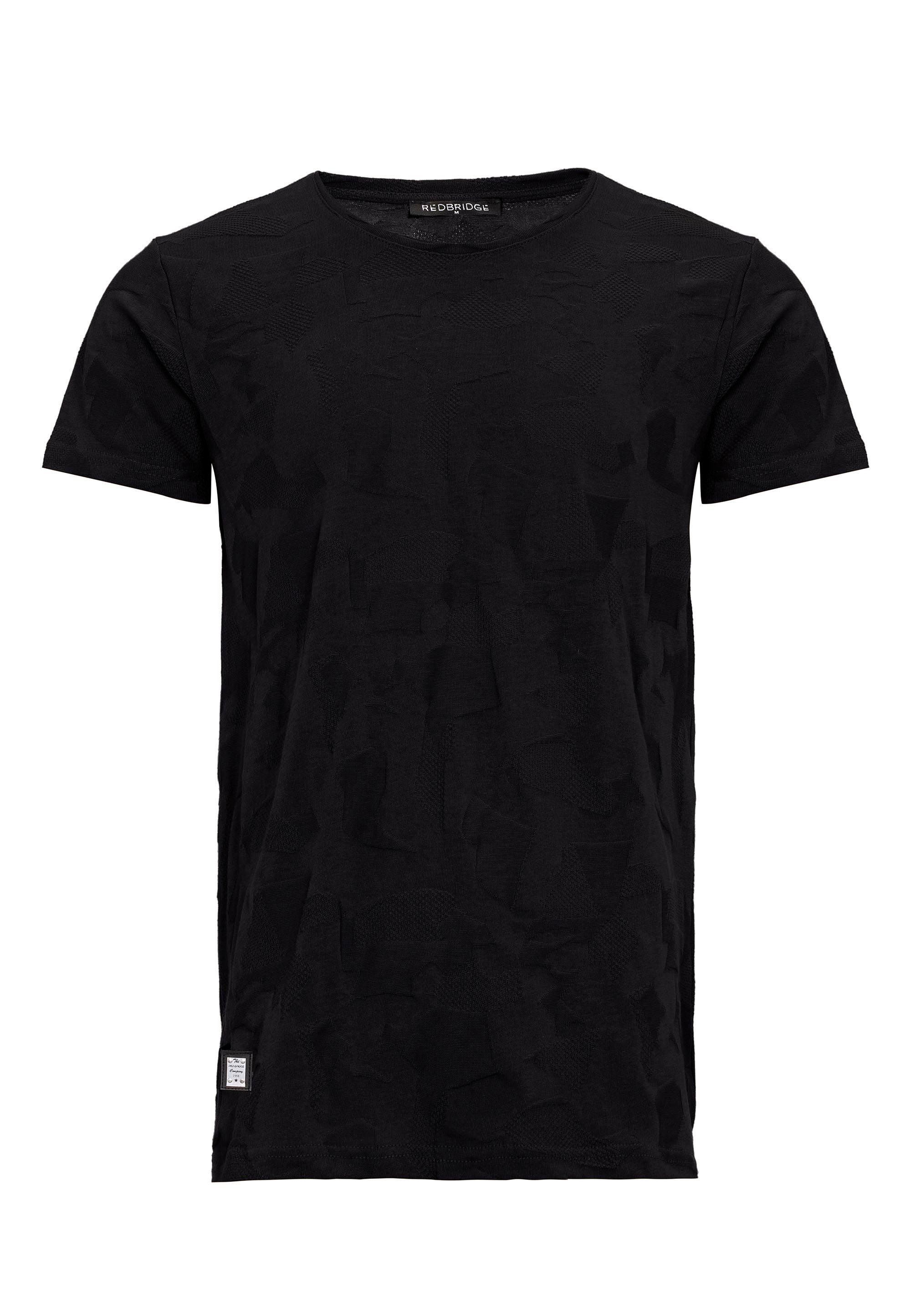 mit Cedar "Pressed-Pieces"-Design T-Shirt RedBridge Rapids innovativem schwarz