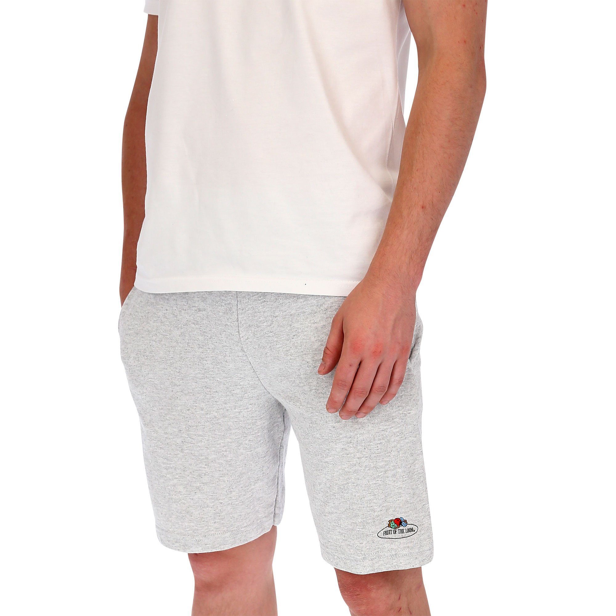 Fruit of the Loom Homewearhose Jogging-Shorts mit Vintage-Logo