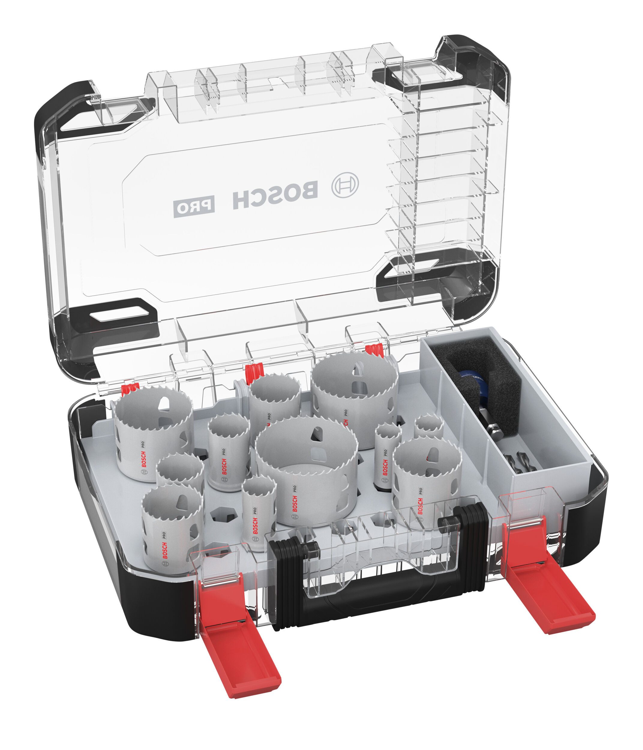 BOSCH Lochsäge Pro Multi Material, 14 Teile, Power Change Plus Set, 20 - 76 mm, 14-teilig