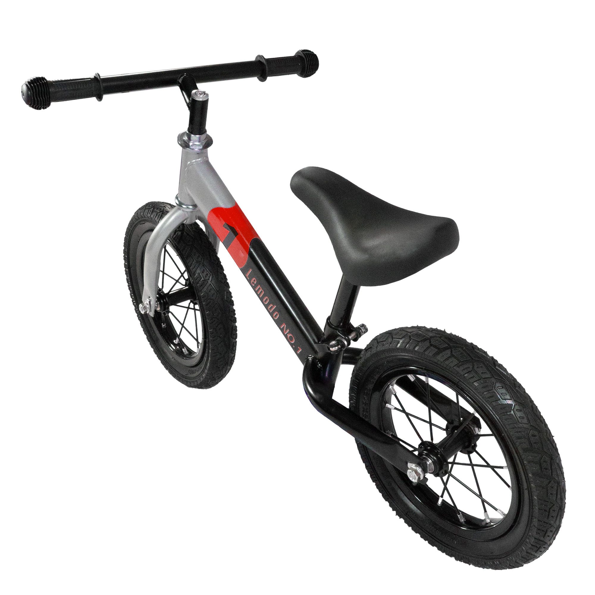Lemodo Laufrad Lauflernrad mit 12 Zoll Lufträder, höhenverstellbares Balance Bike 12 Zoll, für Kinder von 2-7 Jahren geeignet