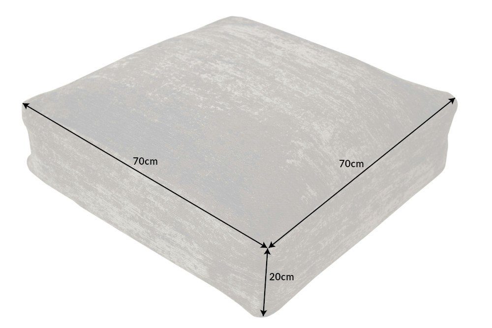 riess-ambiente Bodenkissen XL MODERN ART 70cm braun / beige, Sitzkissen · abstraktes Muster · Modern Design. € 64,95