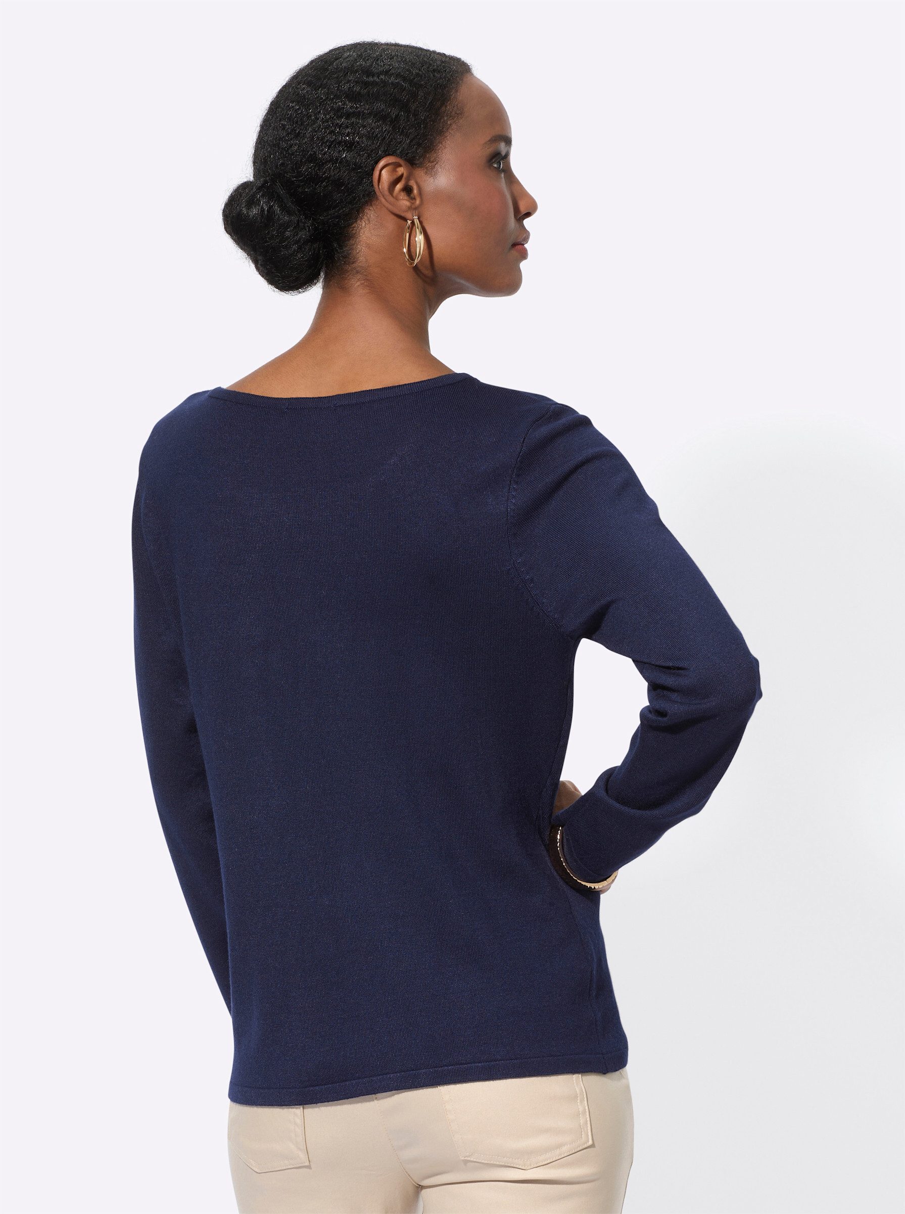 creation L Strickpullover Langarm-Pullover . günstig online kaufen