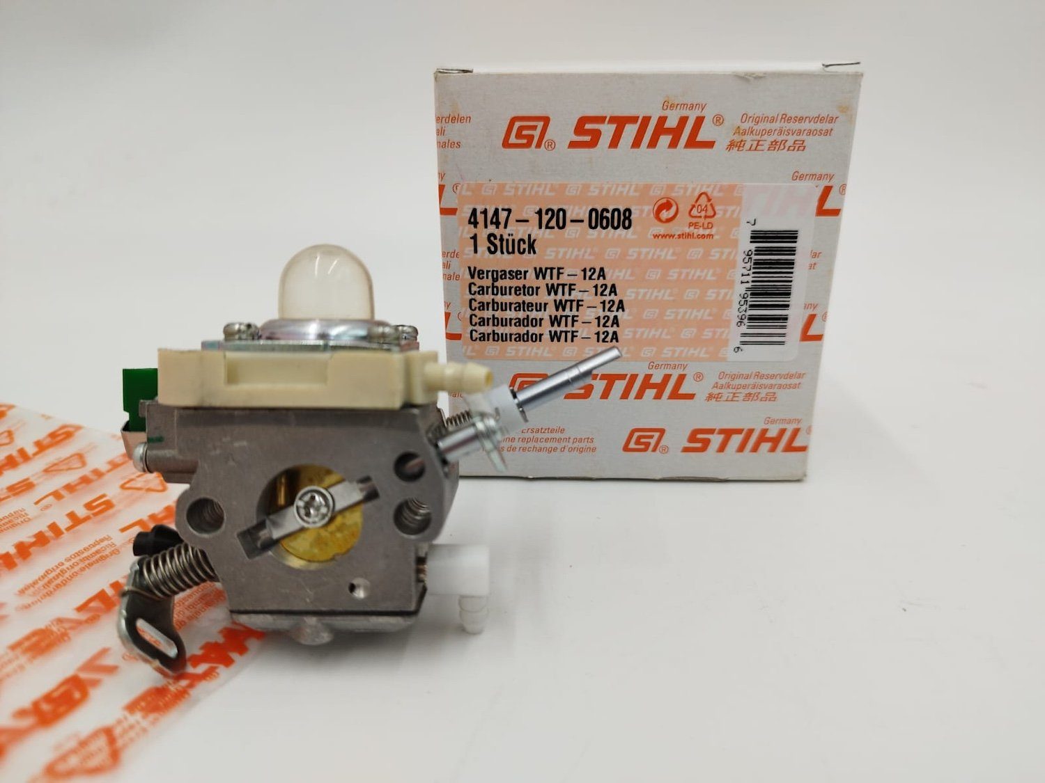 STIHL Benzin-Kettensäge Vergaser WTF-12 FS 460 FS FR 410 RC TC 41471200608