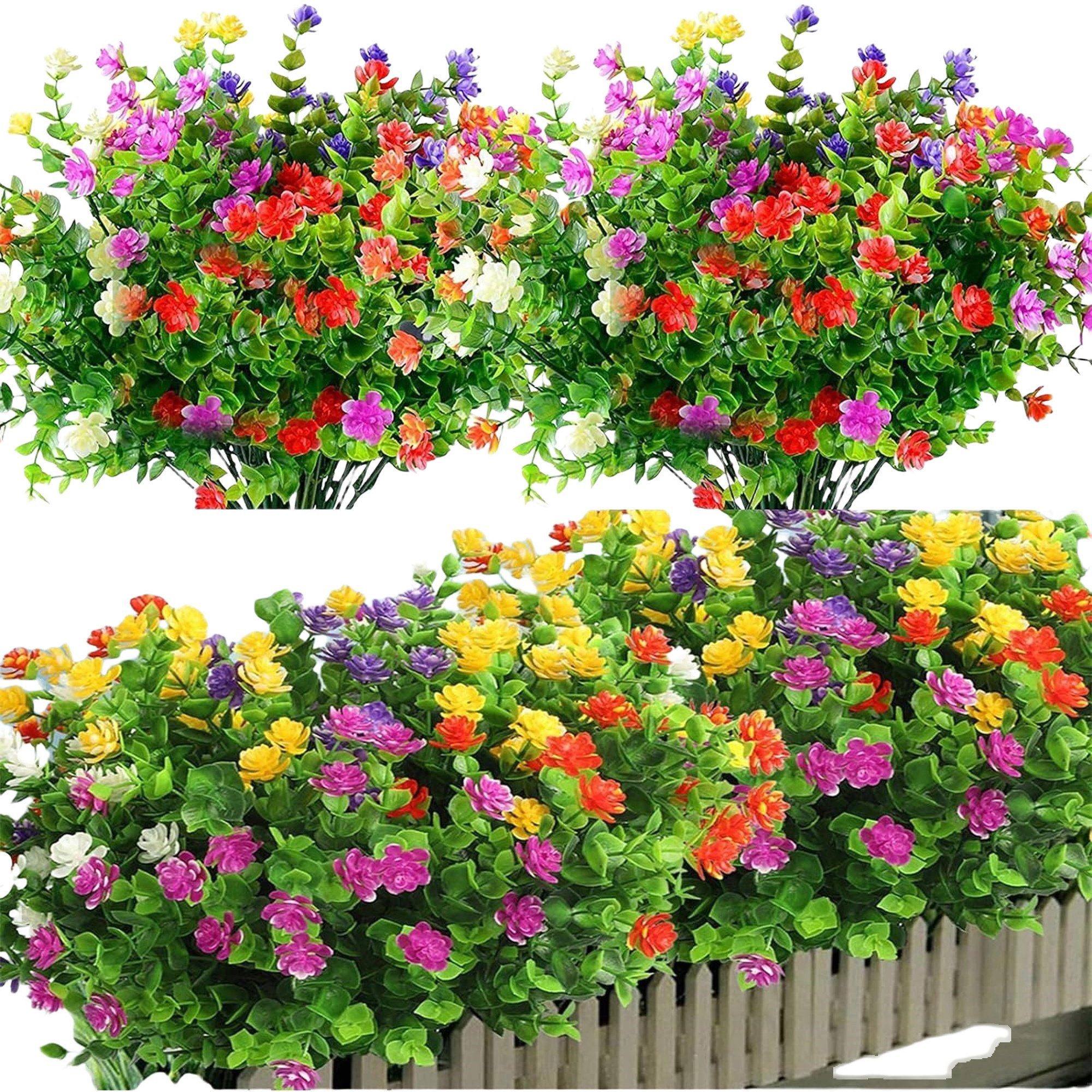 Kunstblumenstrauß Realistische künstliche Pflanze mit Eukalyptus günstig online kaufen