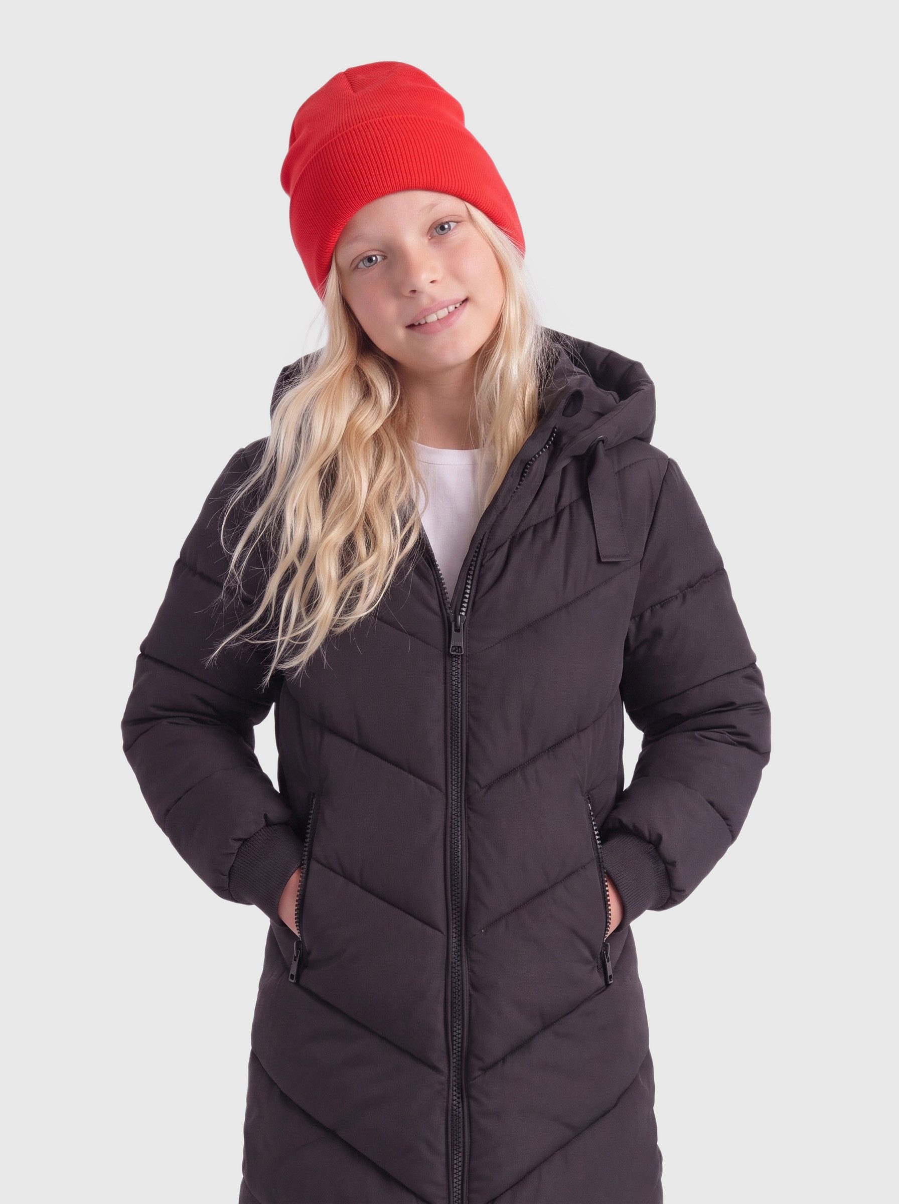 KIDS ONLY Steppjacke KOGSKYLAR HOOD JACKET VD OTW Langjacke mit abnehmbarer Kapuze