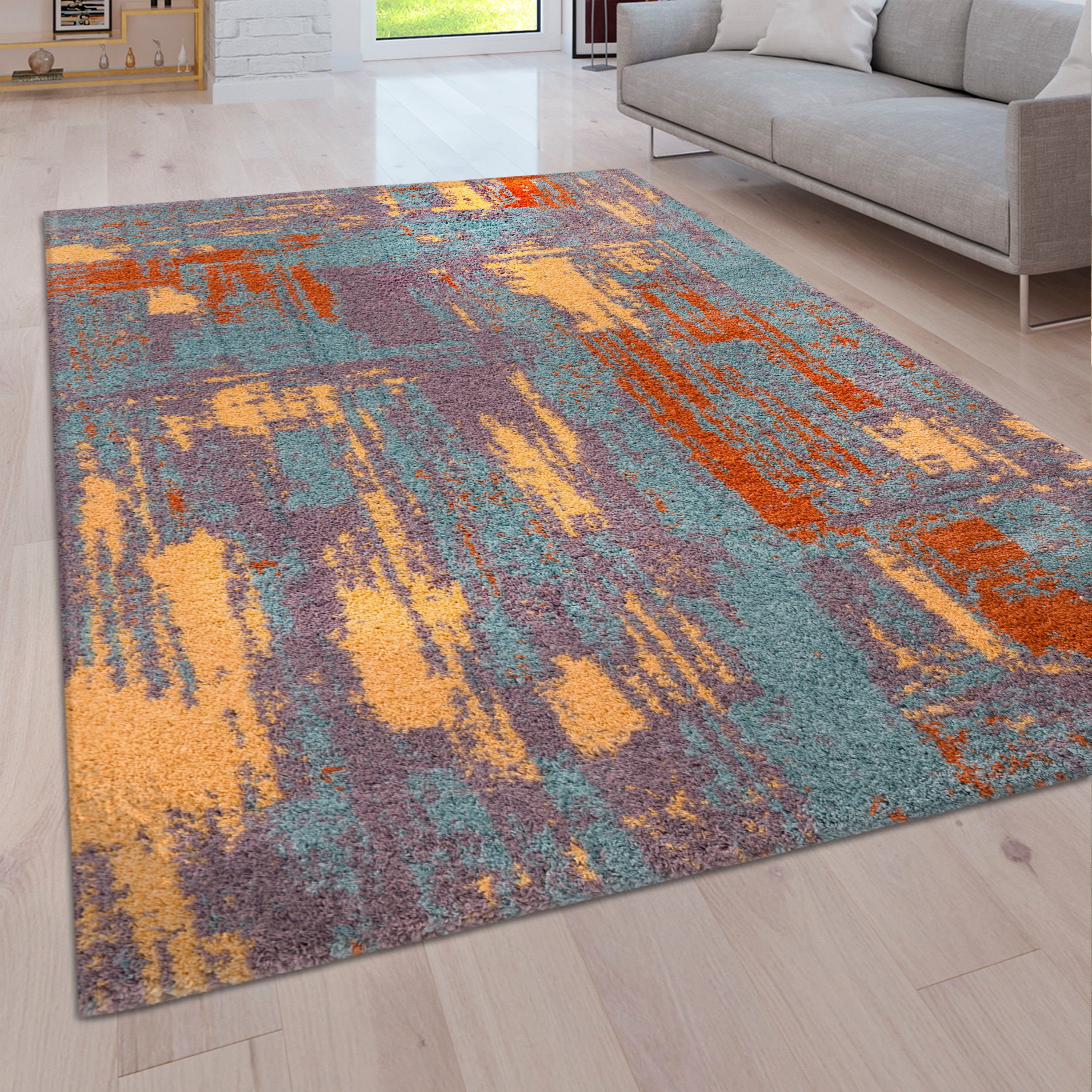 Paco Home Hochflor-Teppich Padua 621, rechteckig, günstig online kaufen