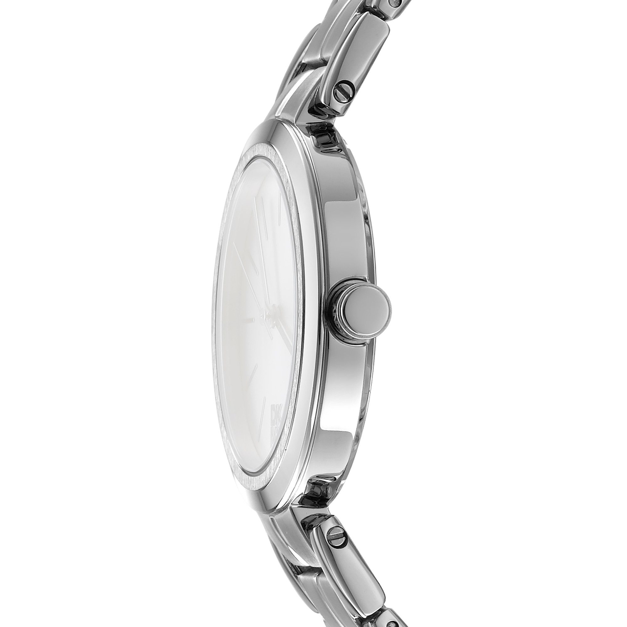 DKNY Quarzuhr Downtown Midi DK1L045M0035, Armbanduhr, Damenuhr, Edelstahlarmband, analog