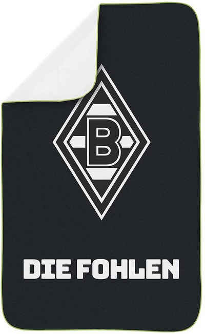 Borussia Dortmund Sporthandtuch »Mönchengladbach Sporthandtuch Deluxe« (1-St), Mikrofaser Handtuch Mesh-Bag