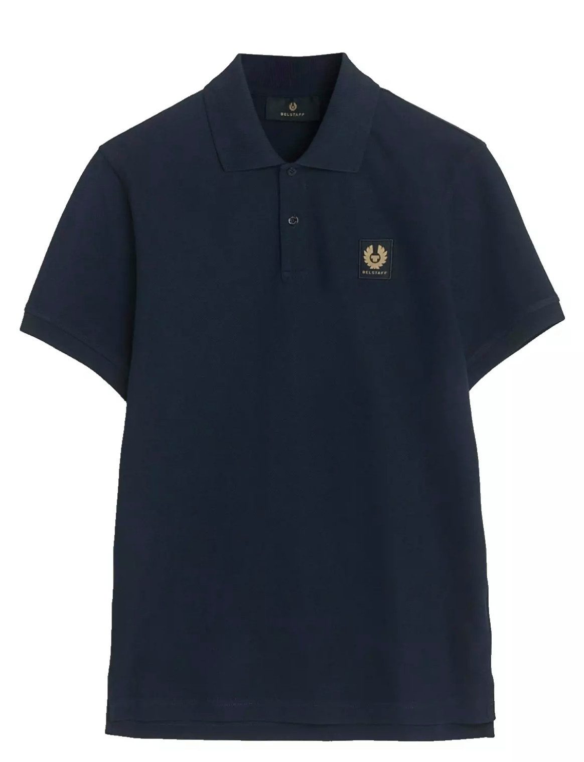 Belstaff Poloshirt Herren Retro Patch Regular Comfort Fit Baumwollpiqué Ges günstig online kaufen