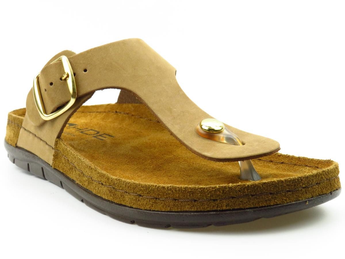 Rohde Leder natur Pantolette
