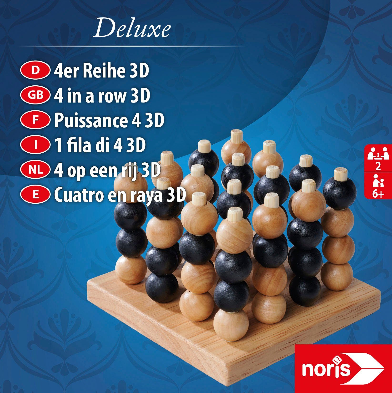 Deluxe Noris Reihe Spiel, 3D 4er