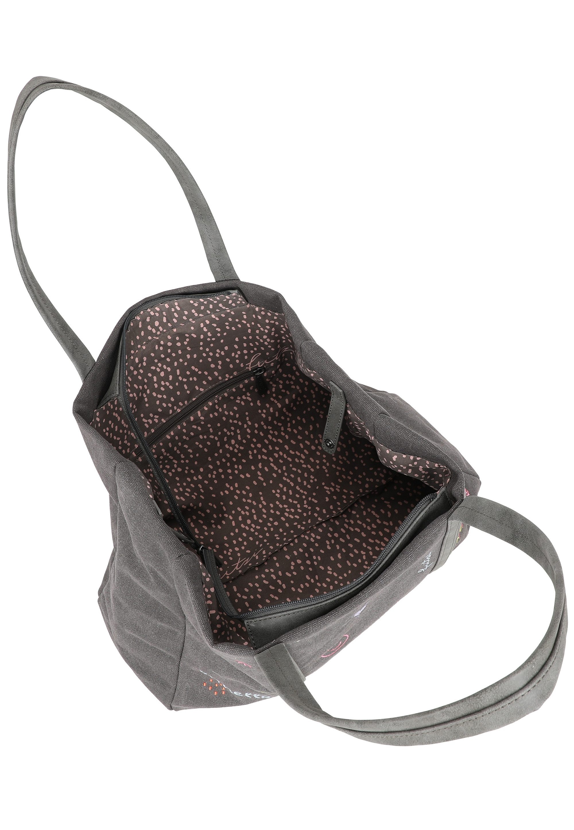 Fritzi aus Preußen Henkeltasche Simply Shopper Limited Embro Fun, mit tollen Stickdetails – Bild 5 von 5