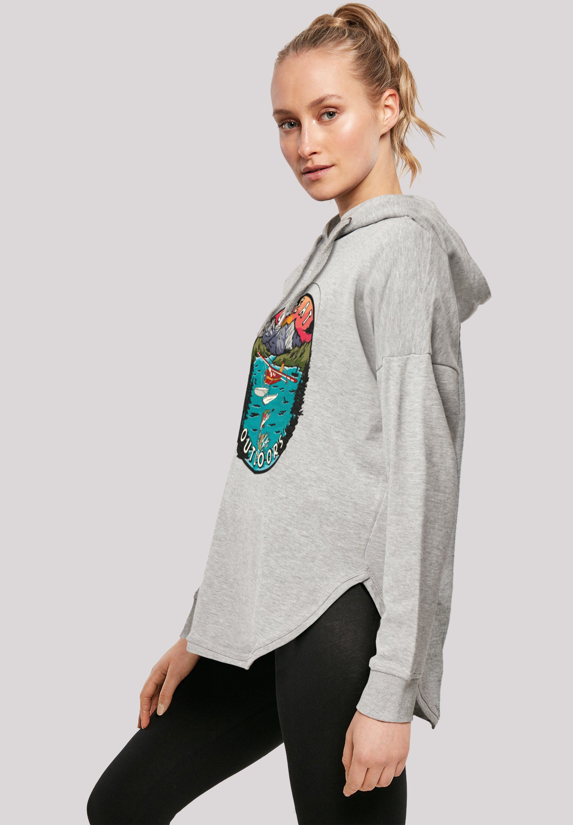 F4NT4STIC Great Kapuzenpullover Print Outdoors grey