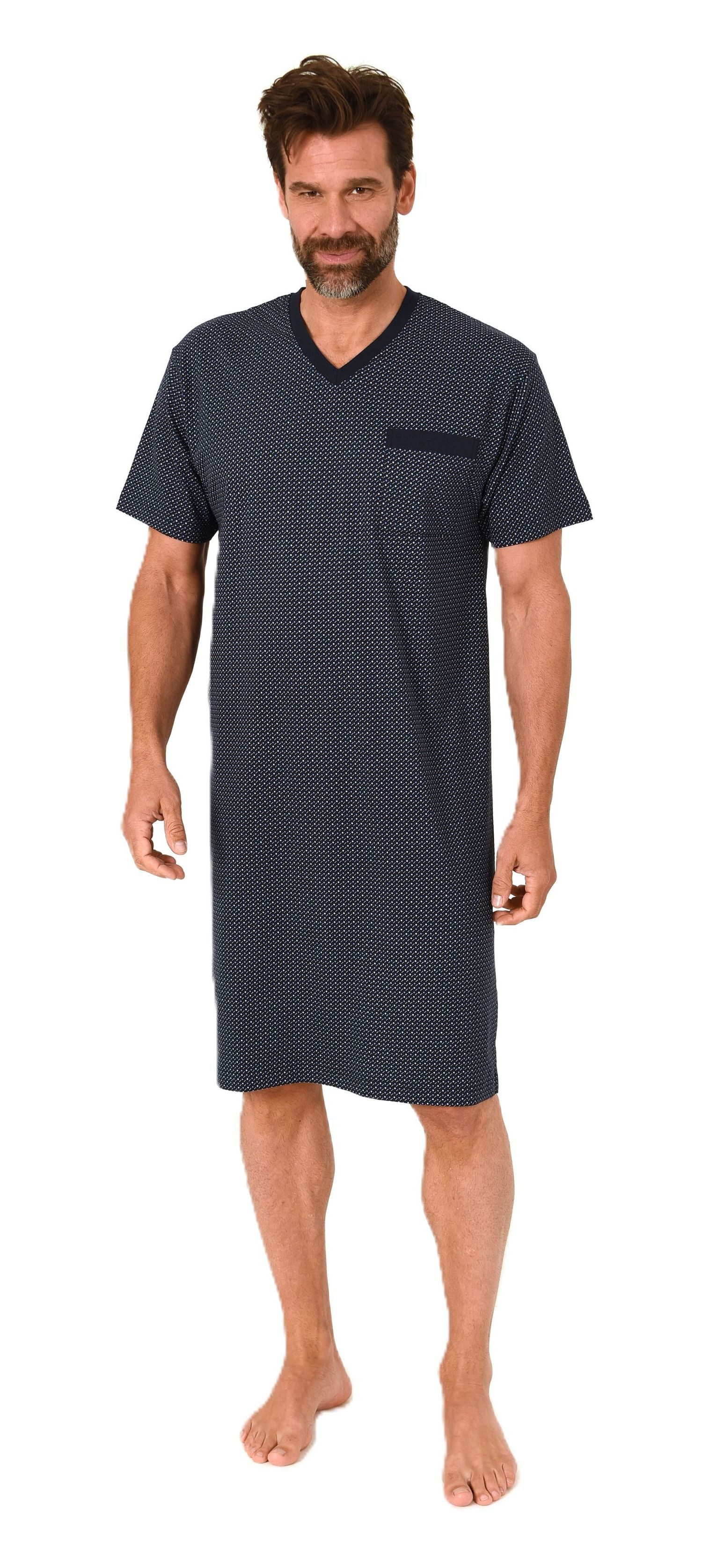 Normann Pyjama Normann Herren kurzarm Nachthemd günstig online kaufen