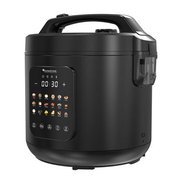 TurboTronic by Z-Line Multikocher DMC18 2024 Modell 5L mit Schongarer 860W Elektrisch Dampfgarer, Reiskocher, Slow Cooker 18 Programme, Milchreis, Multivarka