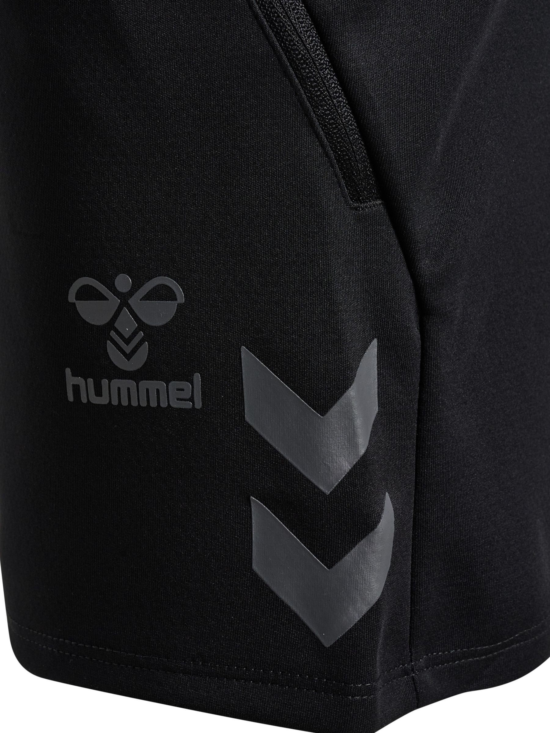 hummel Shorts Sportlicher Look Kordelzug Logo Print Reißtasche Bund (1-tlg) hmlCIMA 2.0 SHORTS KIDS