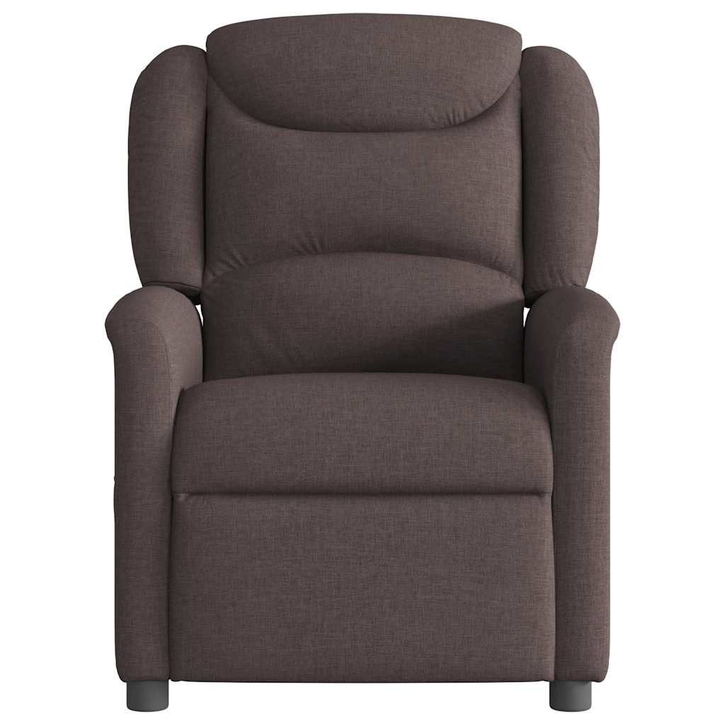vidaXL Sessel Massagesessel Dunkelbraun Stoff (1-St) günstig online kaufen