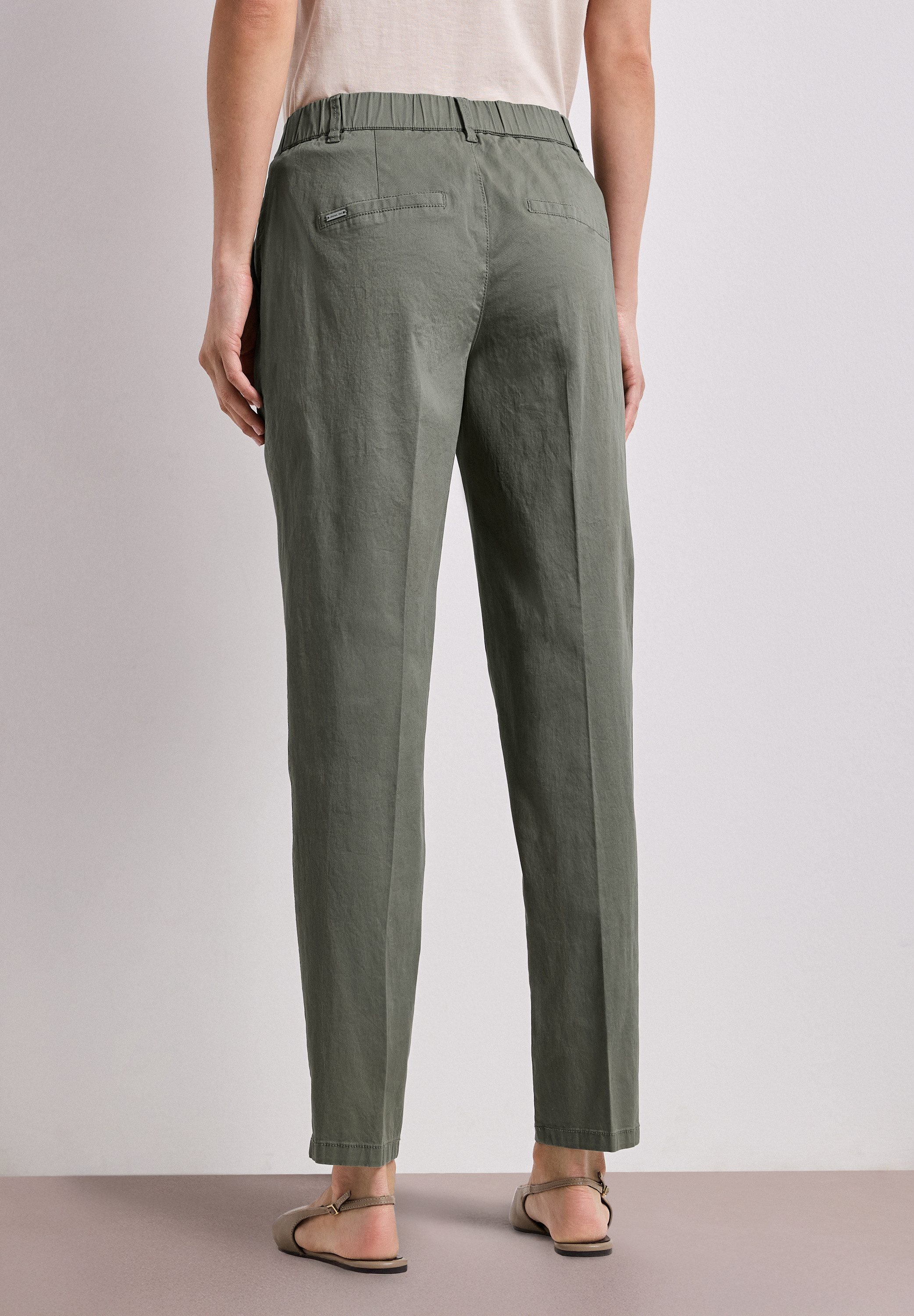 STREET ONE Chinohose aus Twillstoff